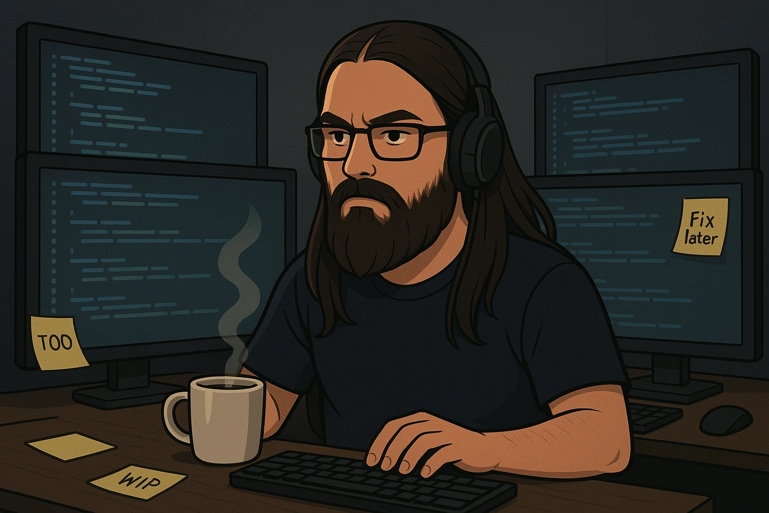 Illustration DigiCrafters – Site en construction